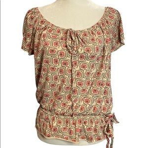 My Michelle - Cute Top - Keyhole Tie Front